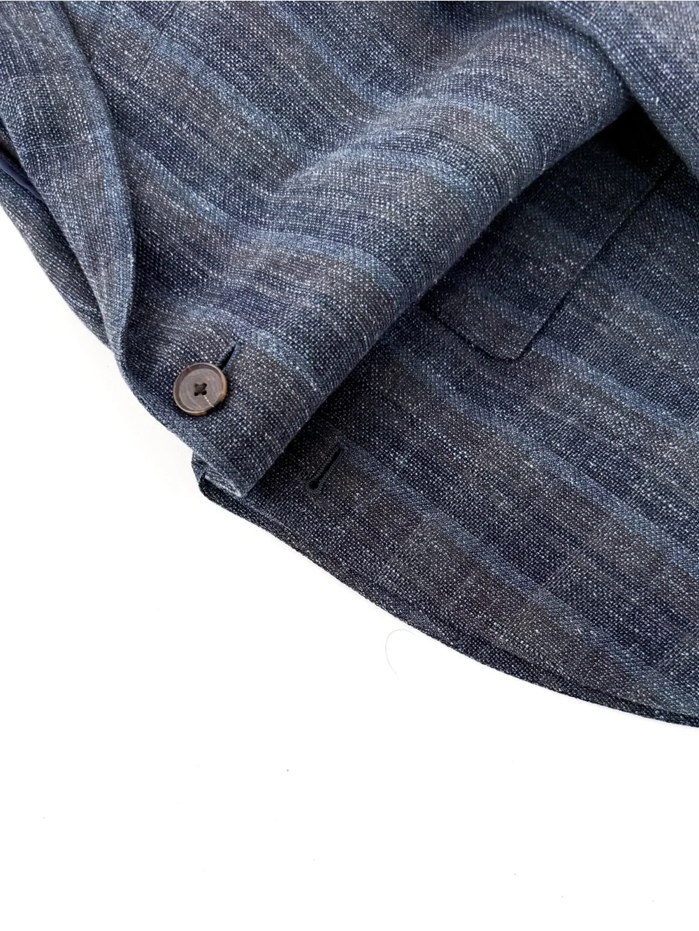 NEW Bonobos Men's Blue Plaid Italian Wool Blazer Lightweight Hopsack 40S Slim